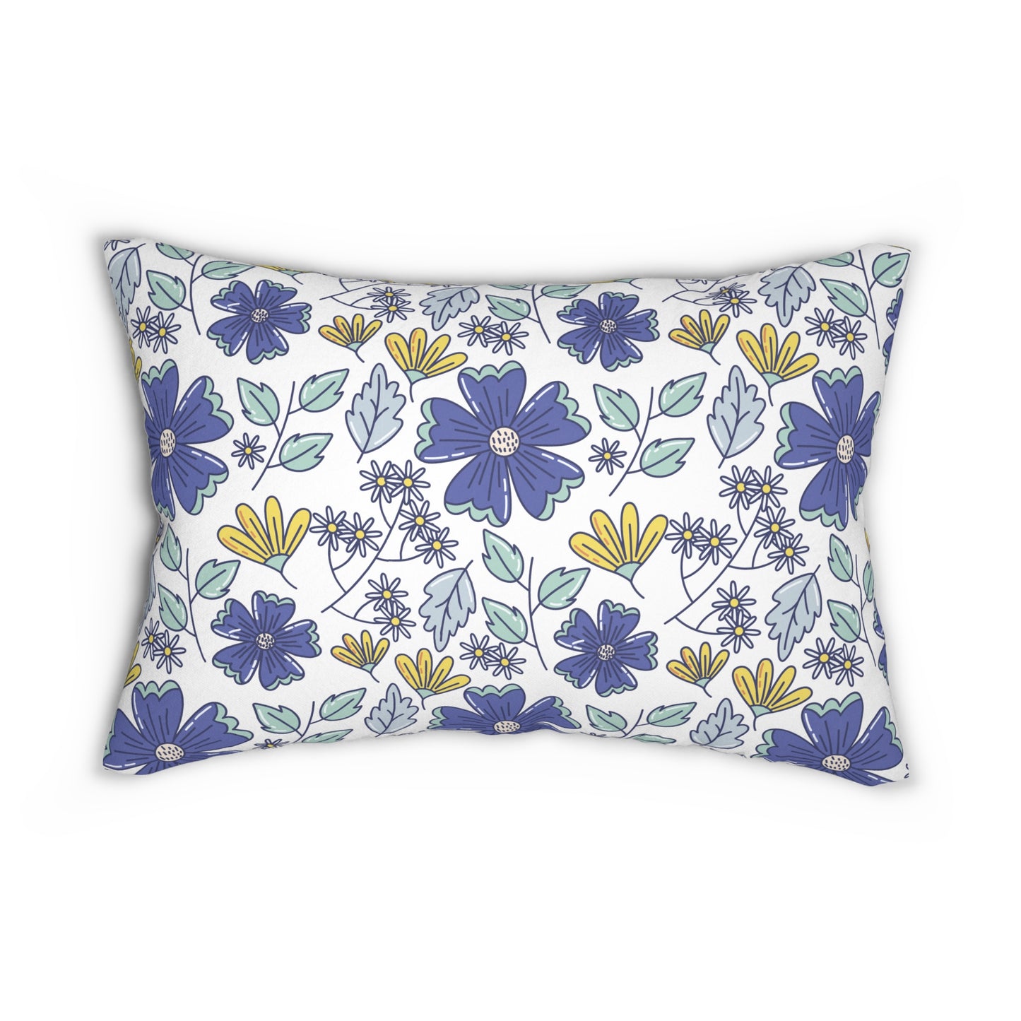 Floral Lumbar Pillow