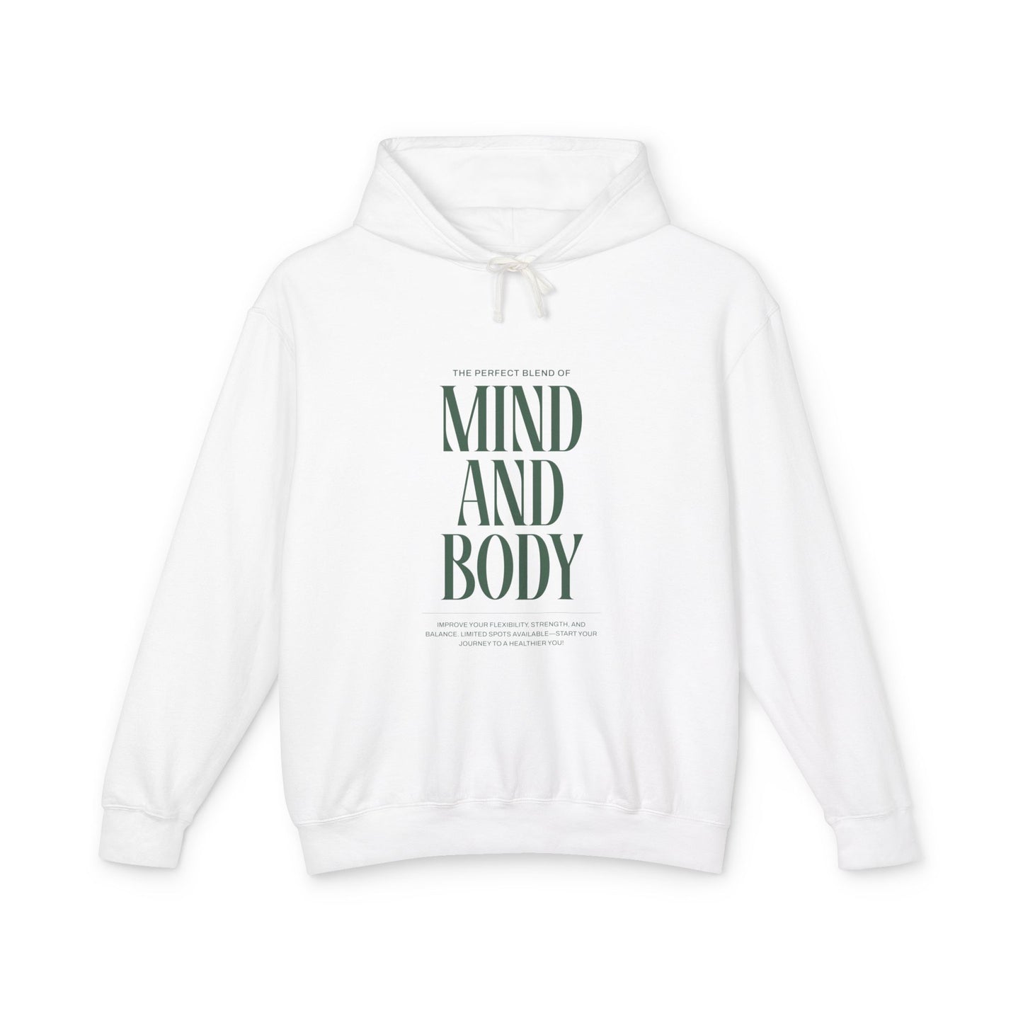 Mind and Body  Lightweight Hooded Sweatshirt