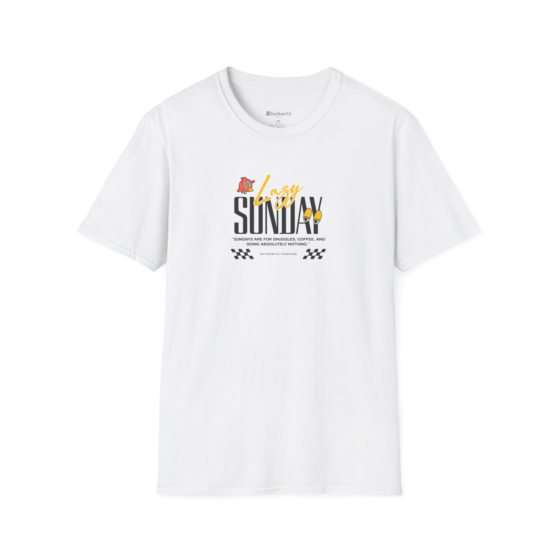 Lazy Sunday Cartoon Softstyle T-Shirt