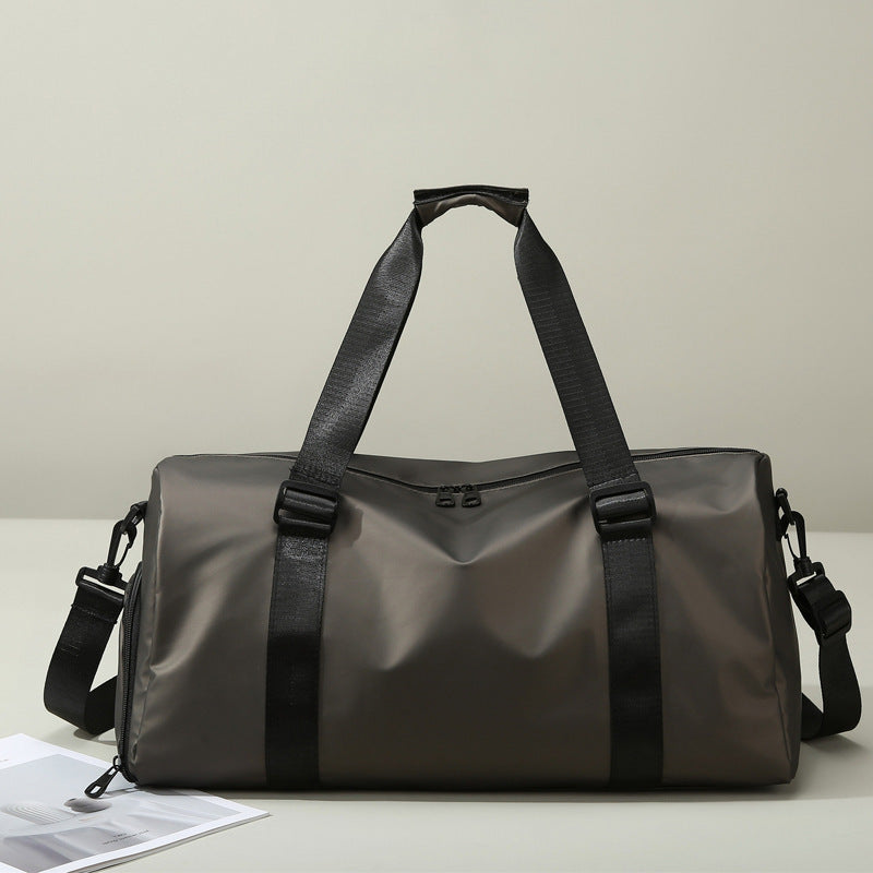 Simple Solid Color Travel Large Capacity Swimming Gym Bag