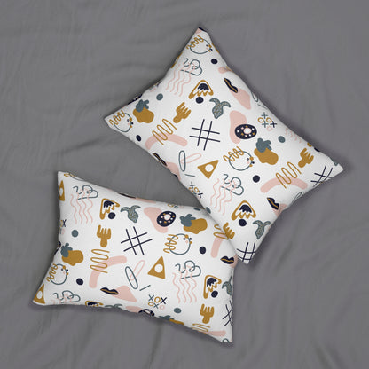 Hand-drawn Lumbar Pillow