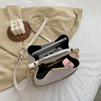 Shoulder bag fashion western style bucket bag