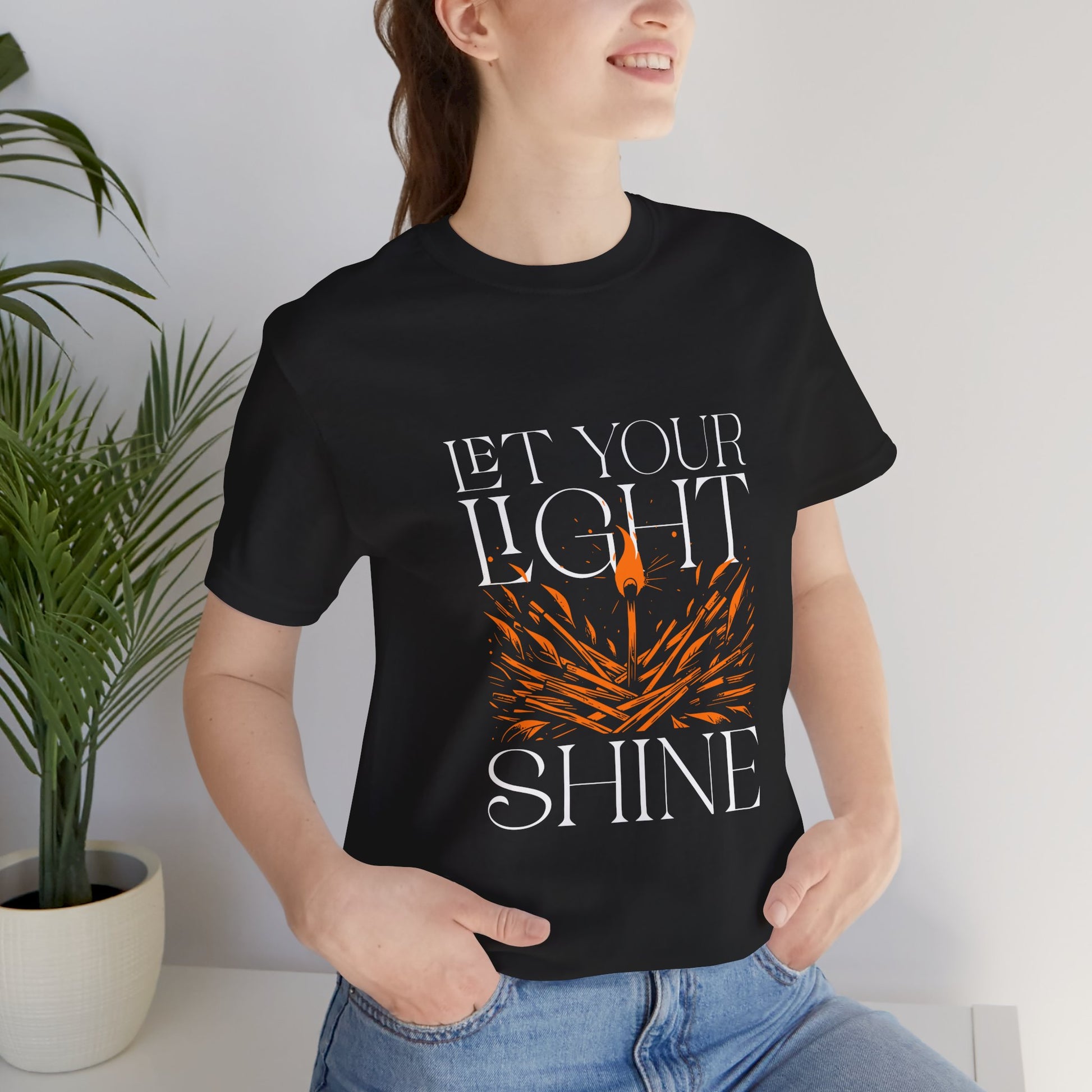 Let Your Light Shine Jersey Short Sleeve Tee