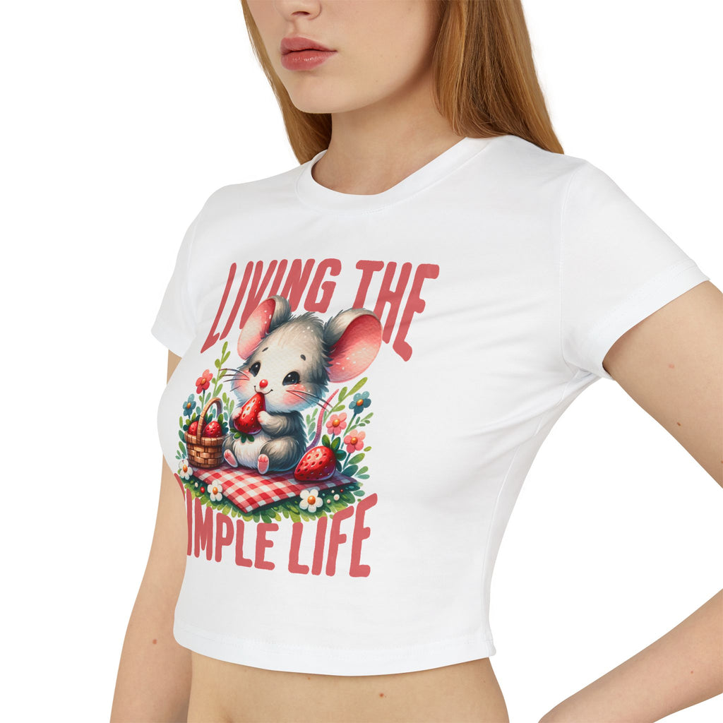 Living The Simple Life Women's Baby Tee