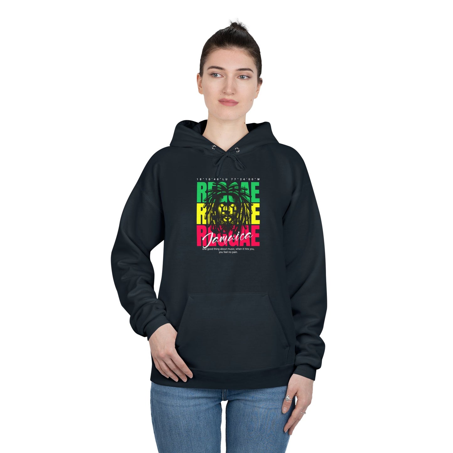 Reggae Jamaika  EcoSmart® Pullover Hoodie Sweatshirt