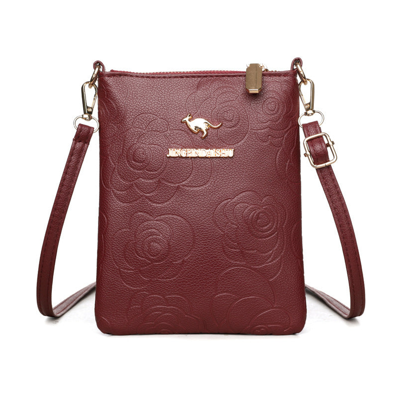 Fashion Popular Flower Light Luxury Shoulder Messenger Bag