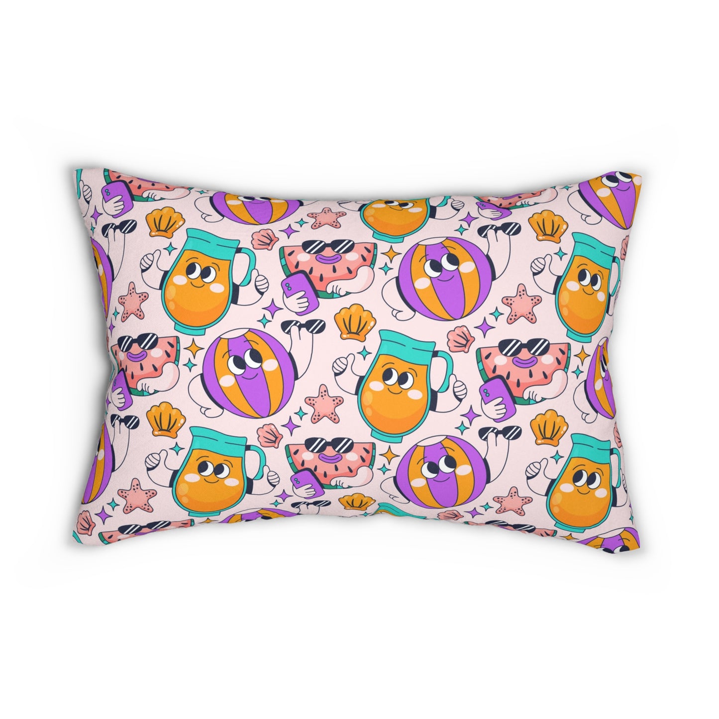 Summer Season Lumbar Pillow