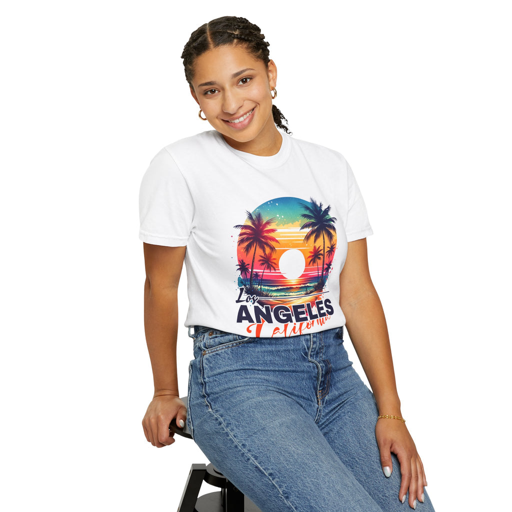 Los Angeles California Garment-Dyed T-shirt