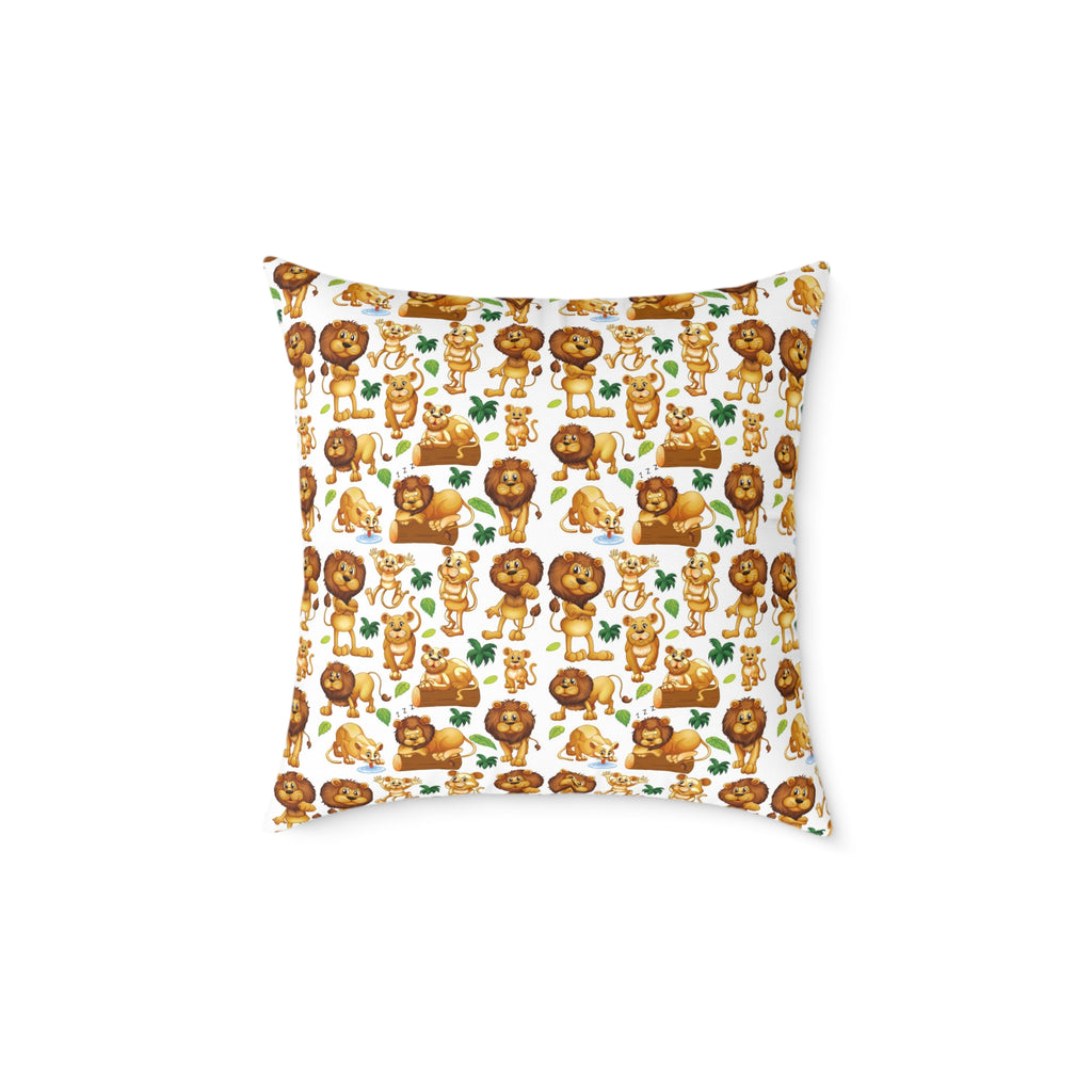 Canvas Pillow - Animals Cartoon Design