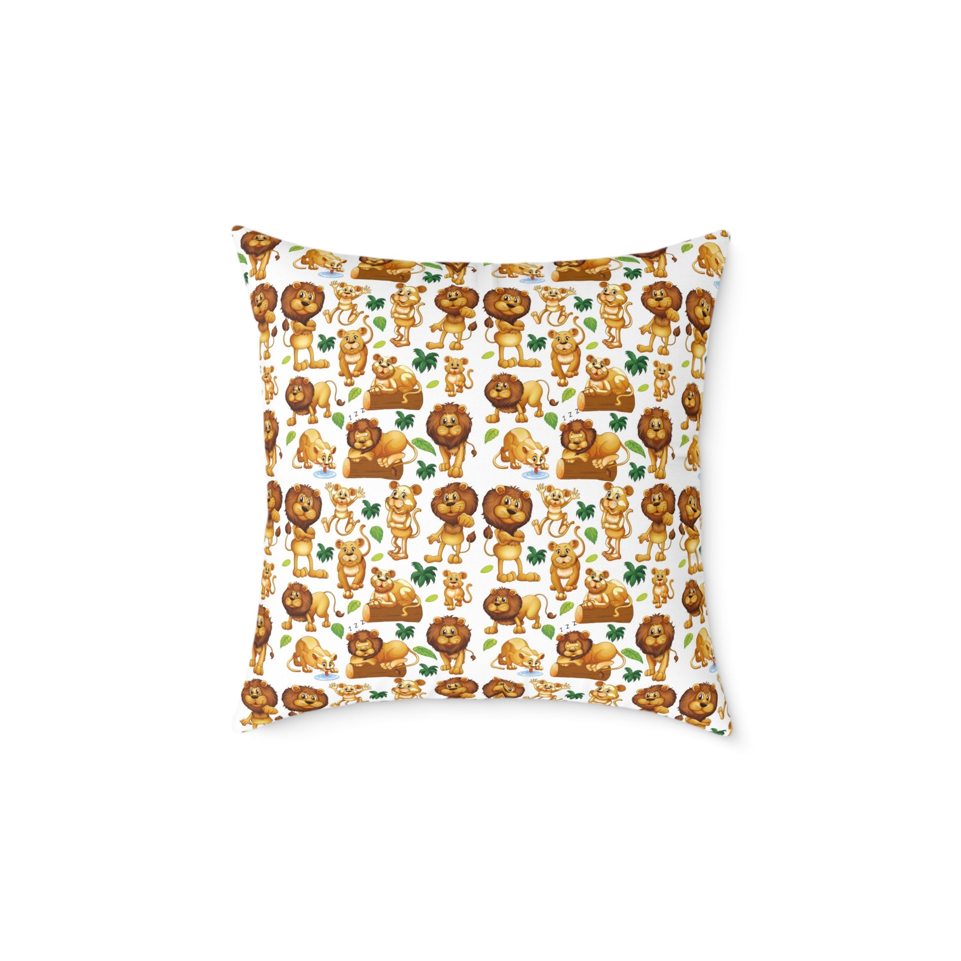 Canvas Pillow - Animals Cartoon Design