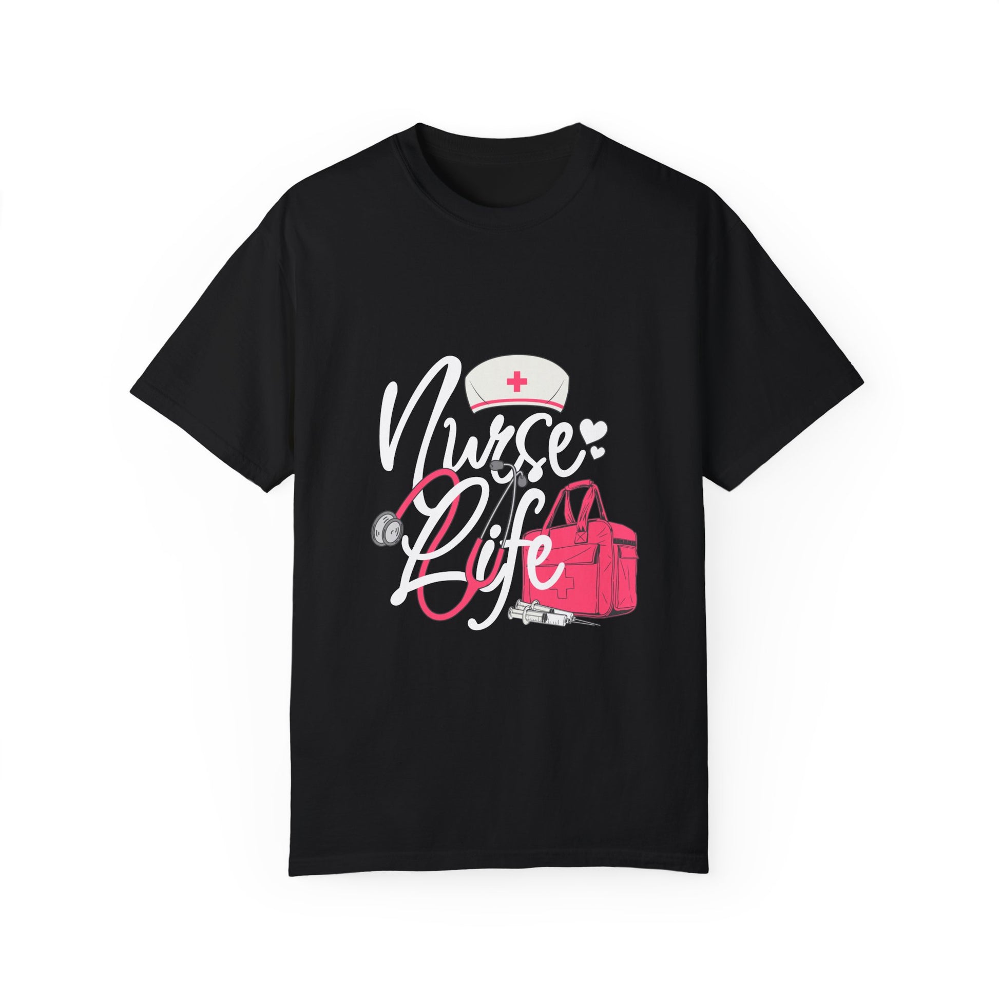 Nurse Life Garment-Dyed T-shirt