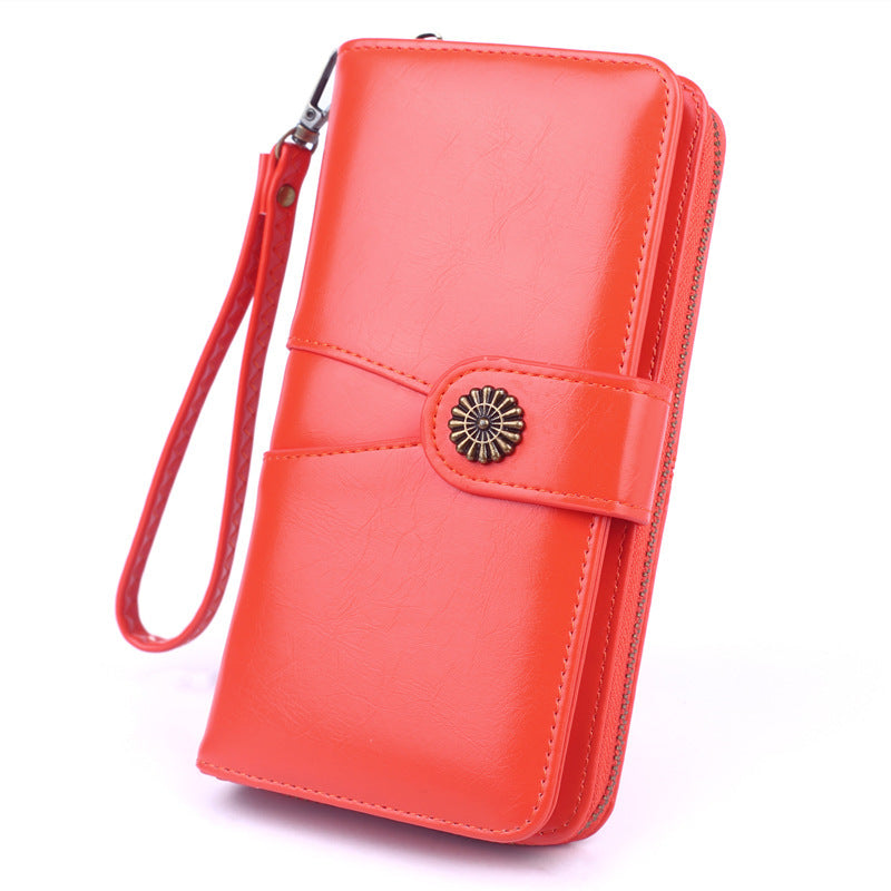Women's Retro Large Capacity Mobile Phone Bag