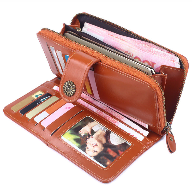 Women's Retro Large Capacity Mobile Phone Bag