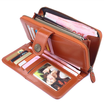 Women's Retro Large Capacity Mobile Phone Bag