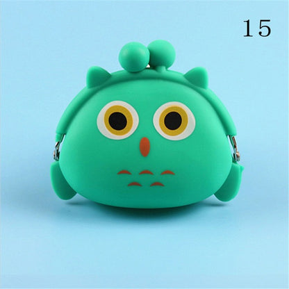 Lovely Girls Silicone Storage Animal Mini Pouch Coin BagS