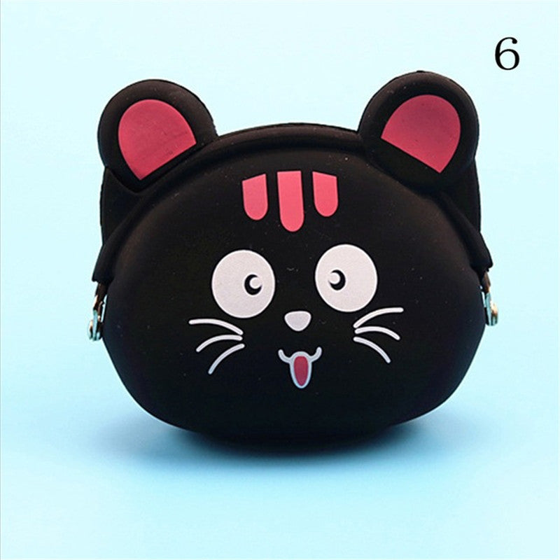 Lovely Girls Silicone Storage Animal Mini Pouch Coin BagS