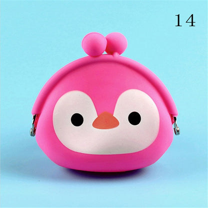 Lovely Girls Silicone Storage Animal Mini Pouch Coin BagS