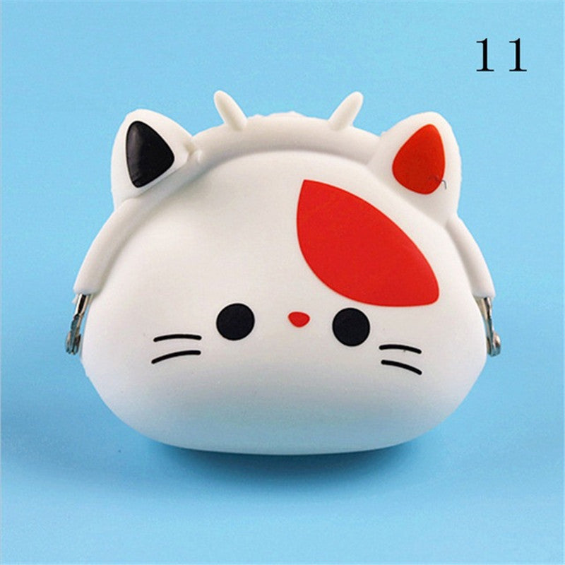 Lovely Girls Silicone Storage Animal Mini Pouch Coin BagS