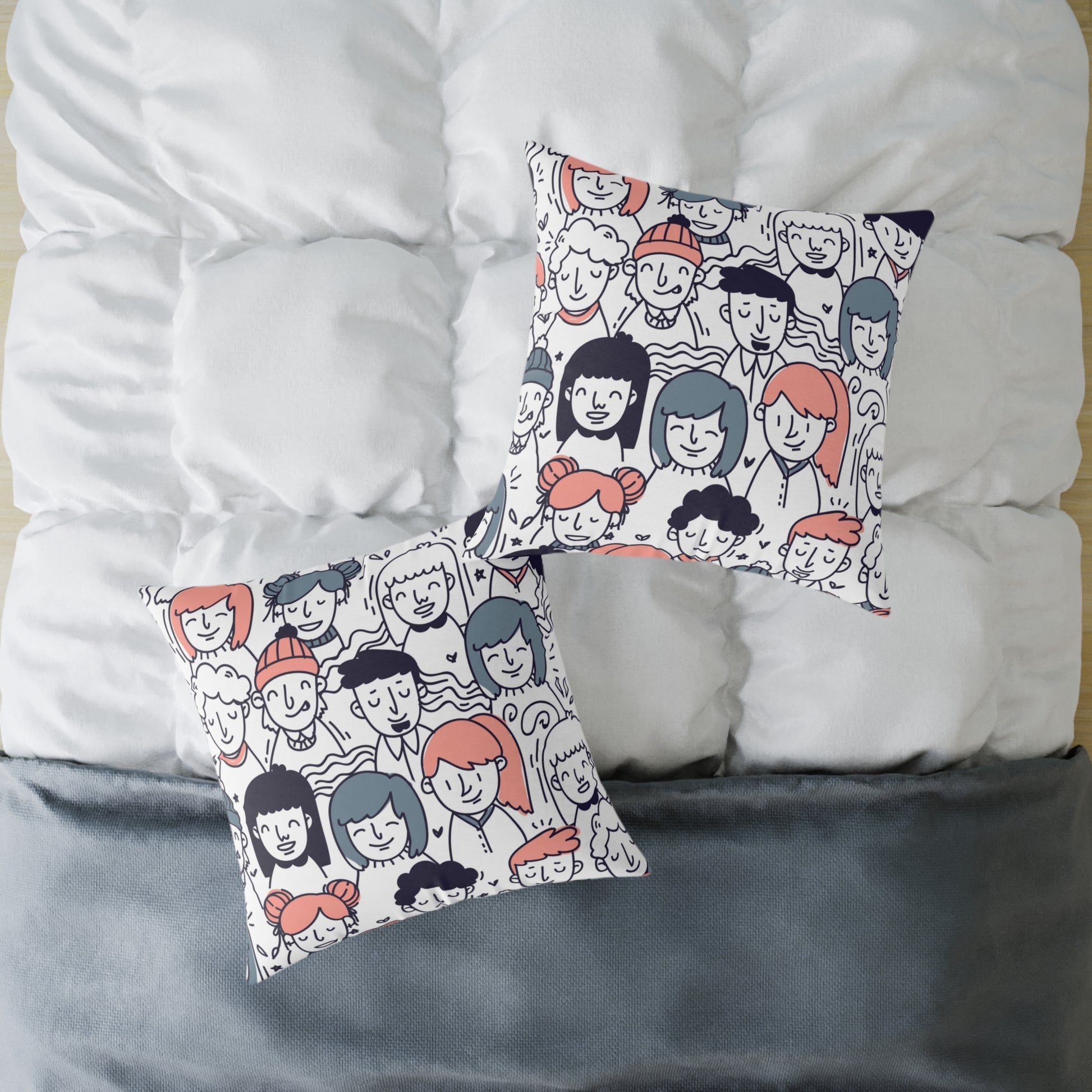 Canvas Pillow - Youth People Design