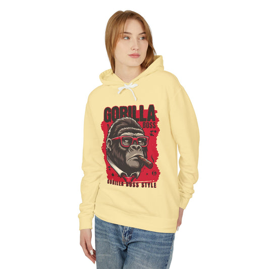 Gorilla Boss Style  Lightweight Hooded Sweatshirt