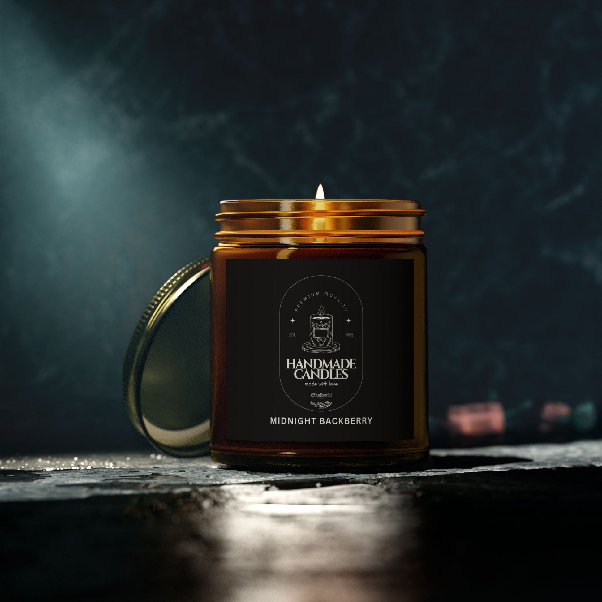 Candle Midnight Blackberry Scent
