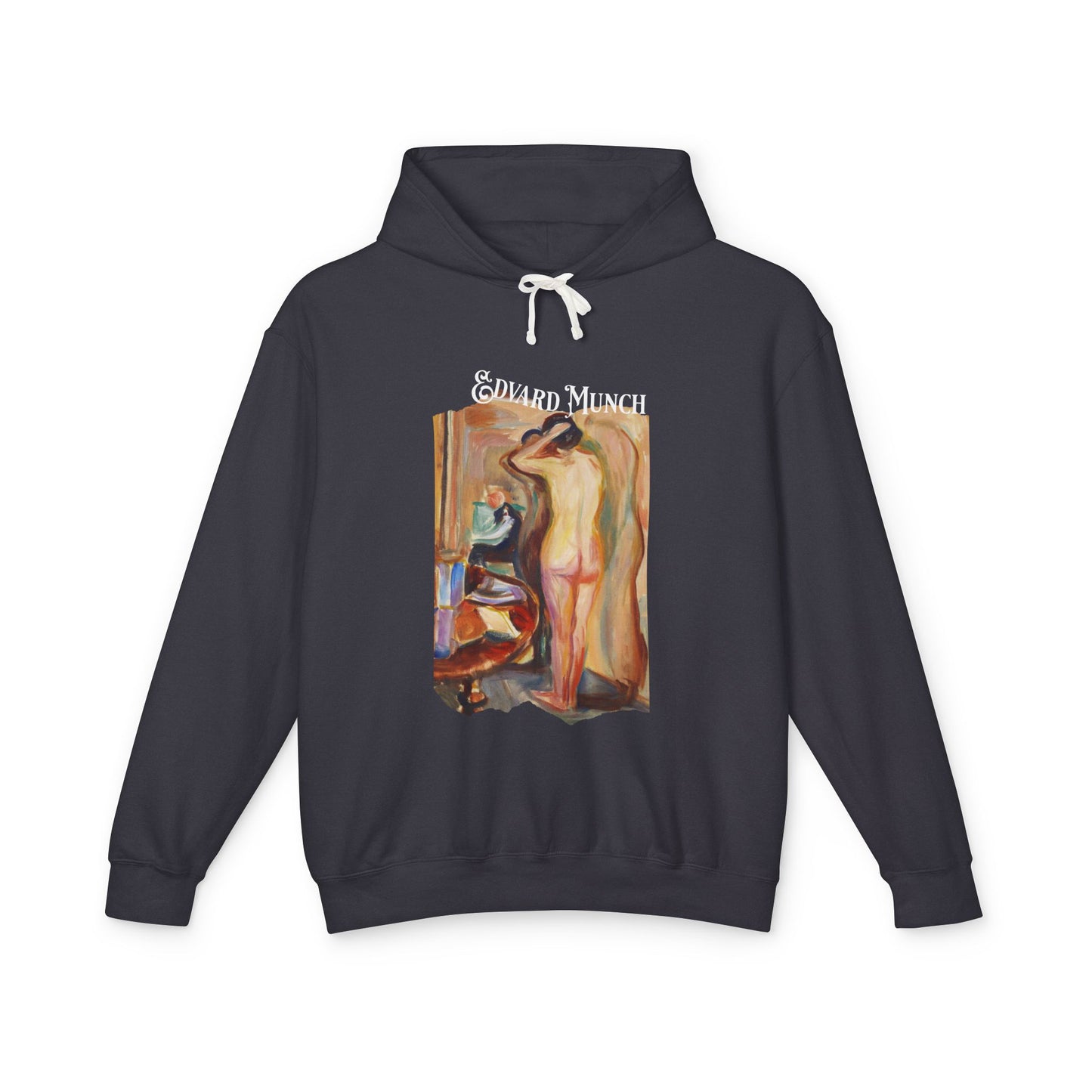 Edvard munch Lightweight Hooded Sweatshirt