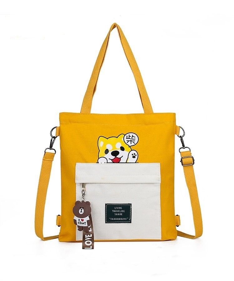 Korean Canvas Messenger Handbag Student Shoulders