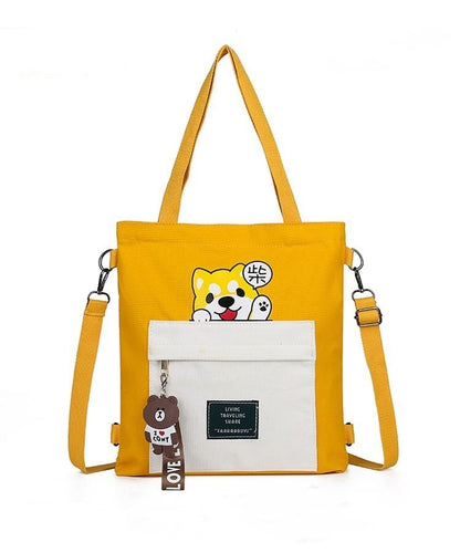 Korean Canvas Messenger Handbag Student Shoulders