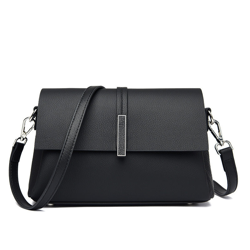 Women's Cowhide Tote Bag Simple Shoulder Messenger Bag