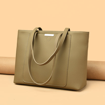 Tote Bag Women's Large Capacity Leather Shoulder Bag