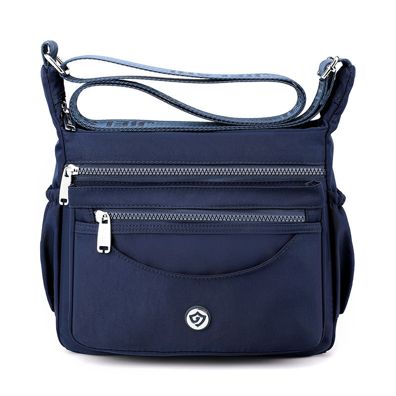 Trendy Women's Shoulder Lightweight Waterproof Nylon Cloth Bag