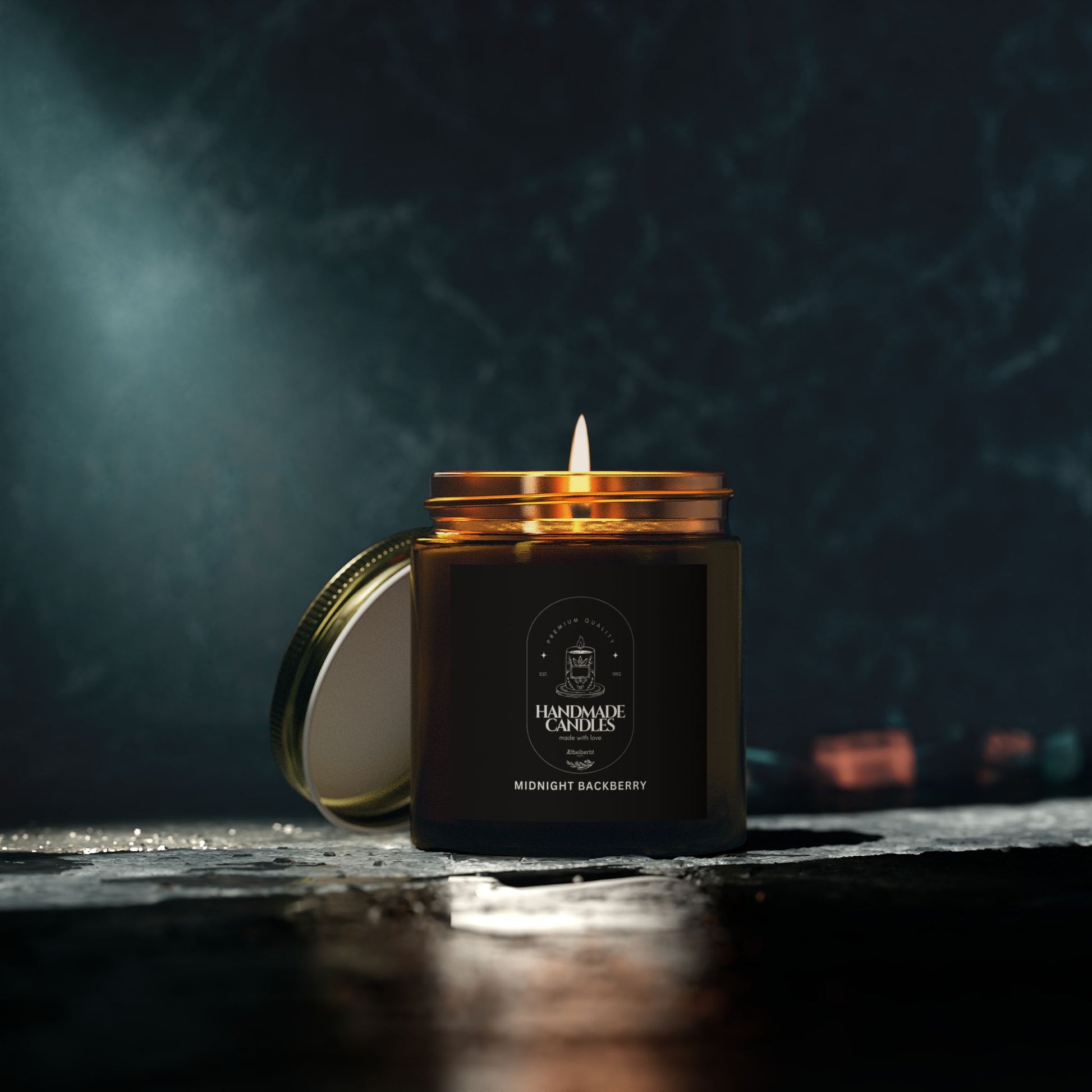 Candle Midnight Blackberry Scent