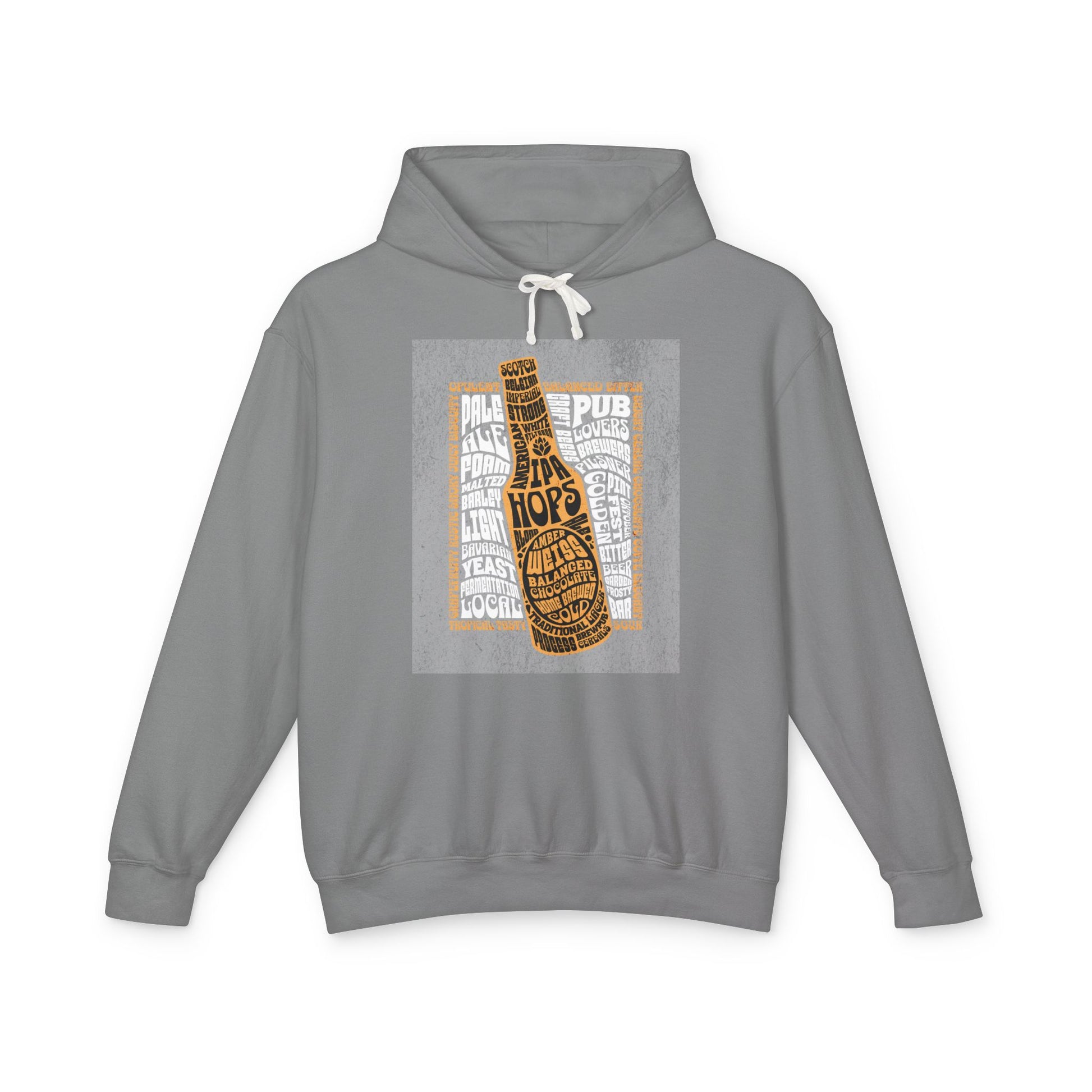 Lettering Beer Lightweight Hooded