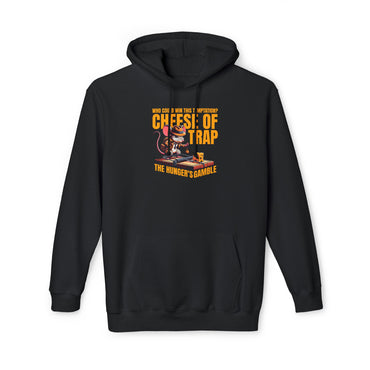 Mouse Gamble Cheese Trap Travel Rat Adventure  Hooded Sweatshirt, Made in US