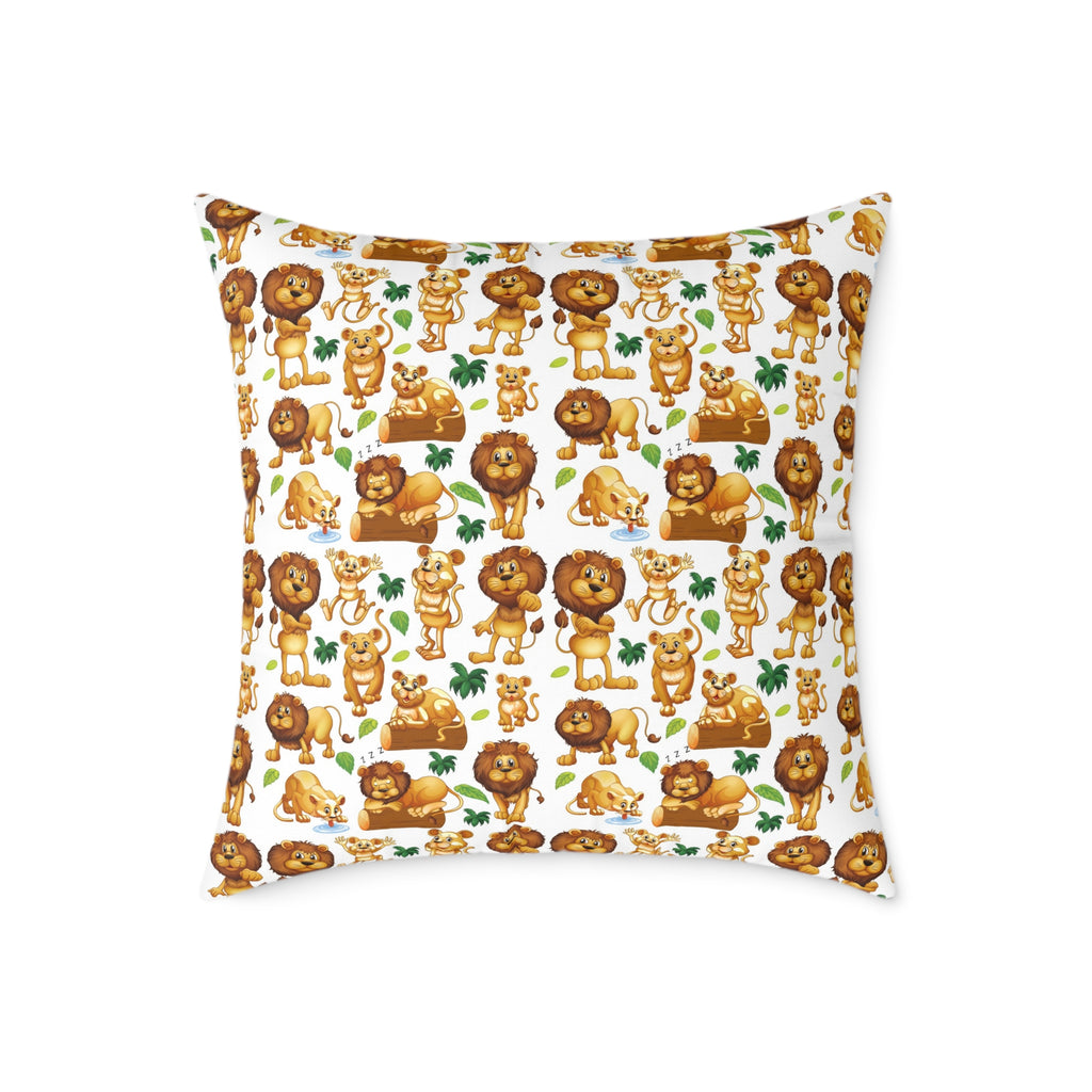 Canvas Pillow - Animals Cartoon Design