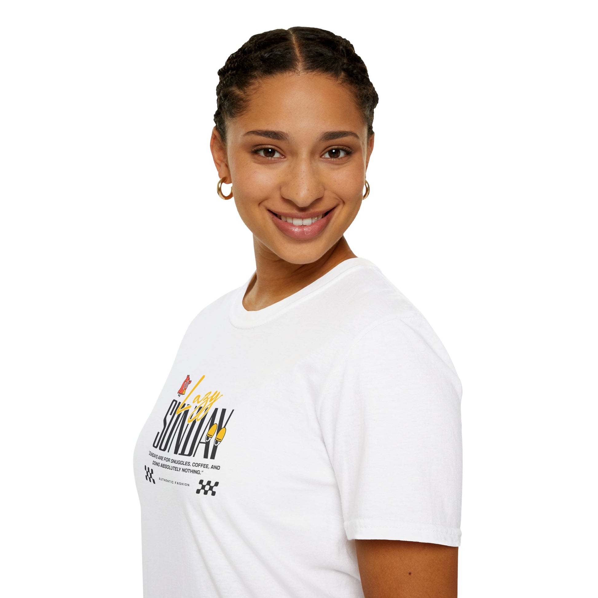 Lazy Sunday Cartoon Softstyle T-Shirt