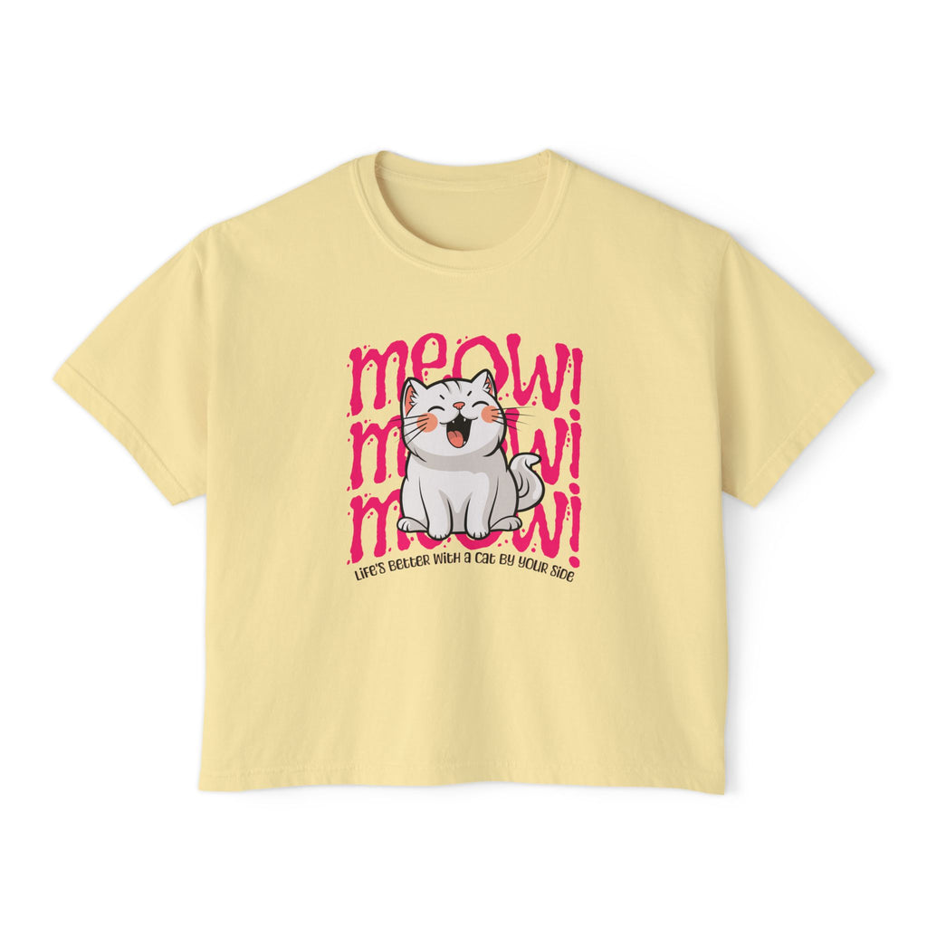 Meow Cats Boxy Tee