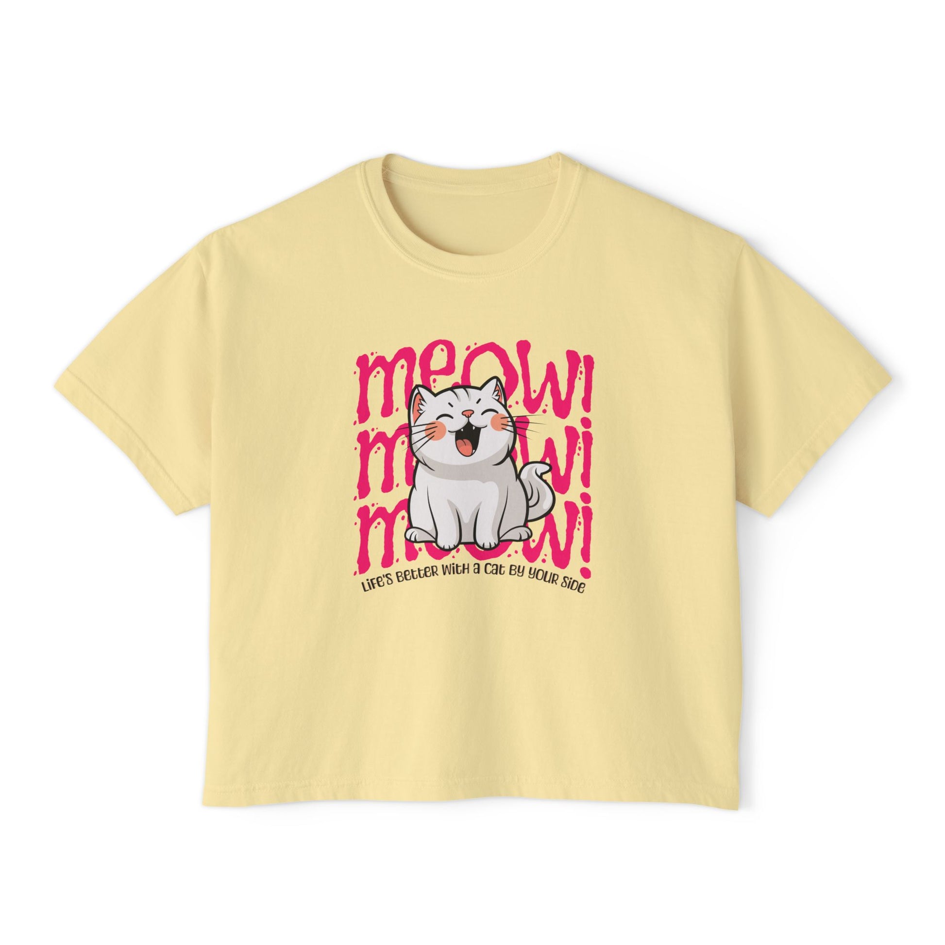 Meow Cats Boxy Tee