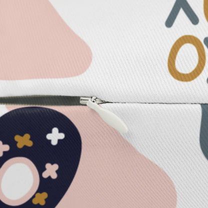 Hand-drawn Lumbar Pillow