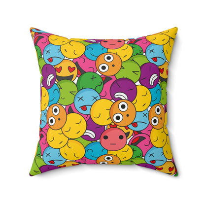 Emoji Square Pillow
