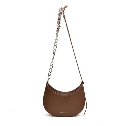 Simple All-match Retro Fashion Shoulder Trendy Small Saddle Bag