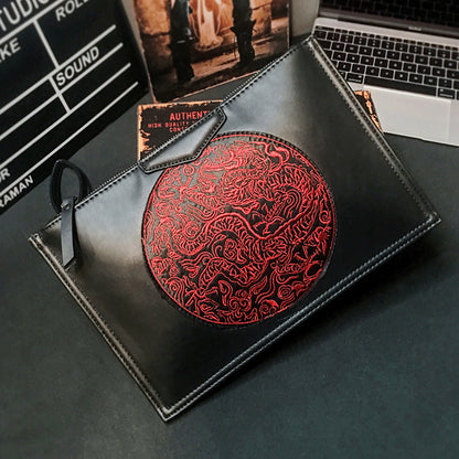 Retro contrast color envelope bag