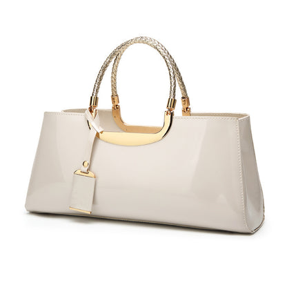 Women's patent leather bag