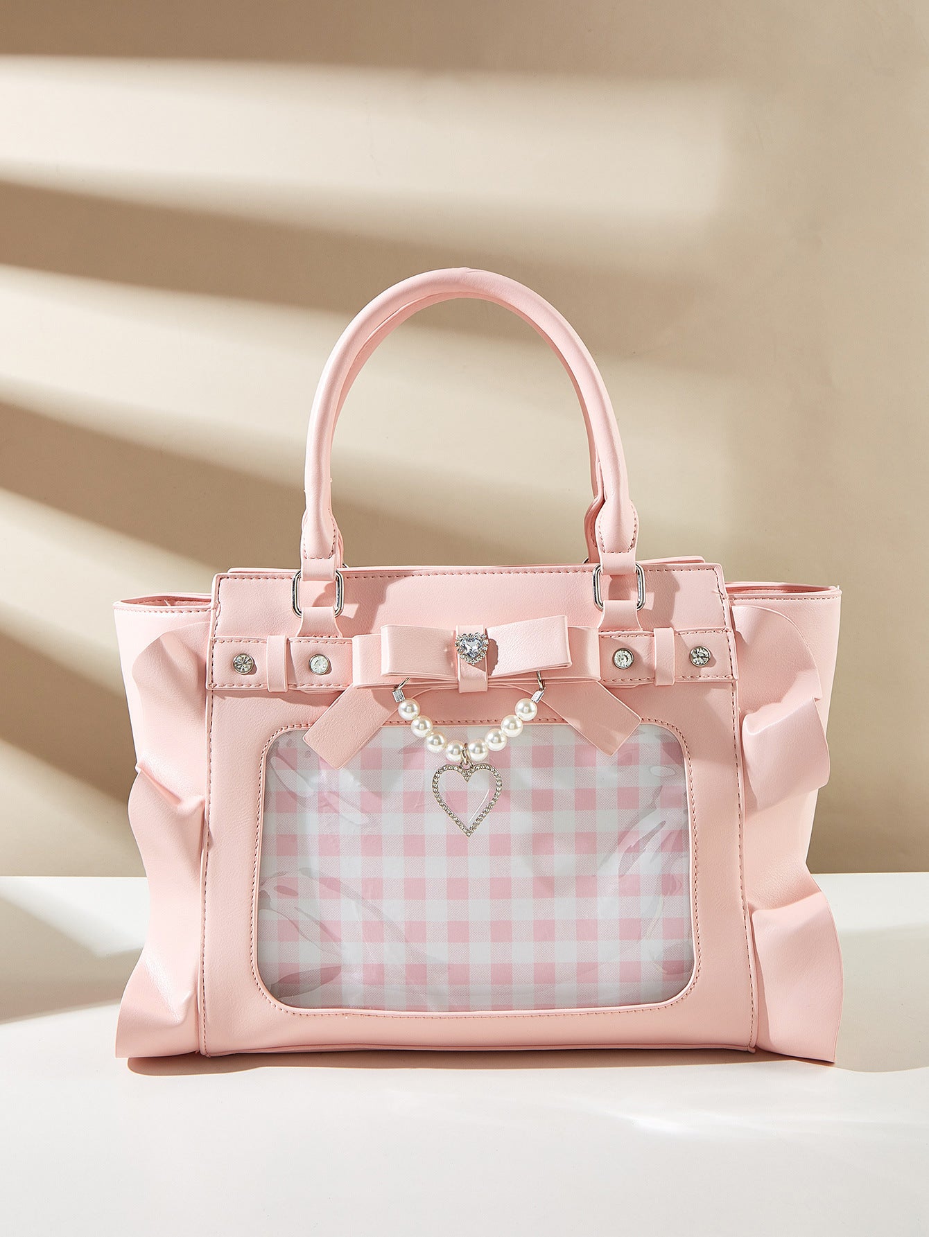 Love Handbag Lace Pearl Women's Messenger Bag