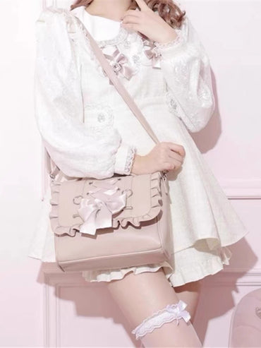 Lolita Bowknot Bag Love Hand-held Shoulder Crossbody Backpack