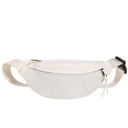 Season New High-end Special-interest Design Corduroy Crossbody Bag