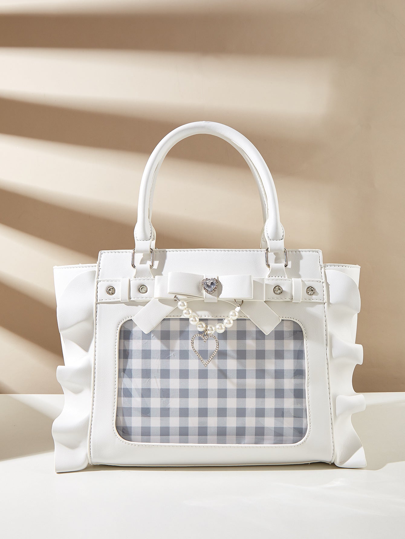 Love Handbag Lace Pearl Women's Messenger Bag