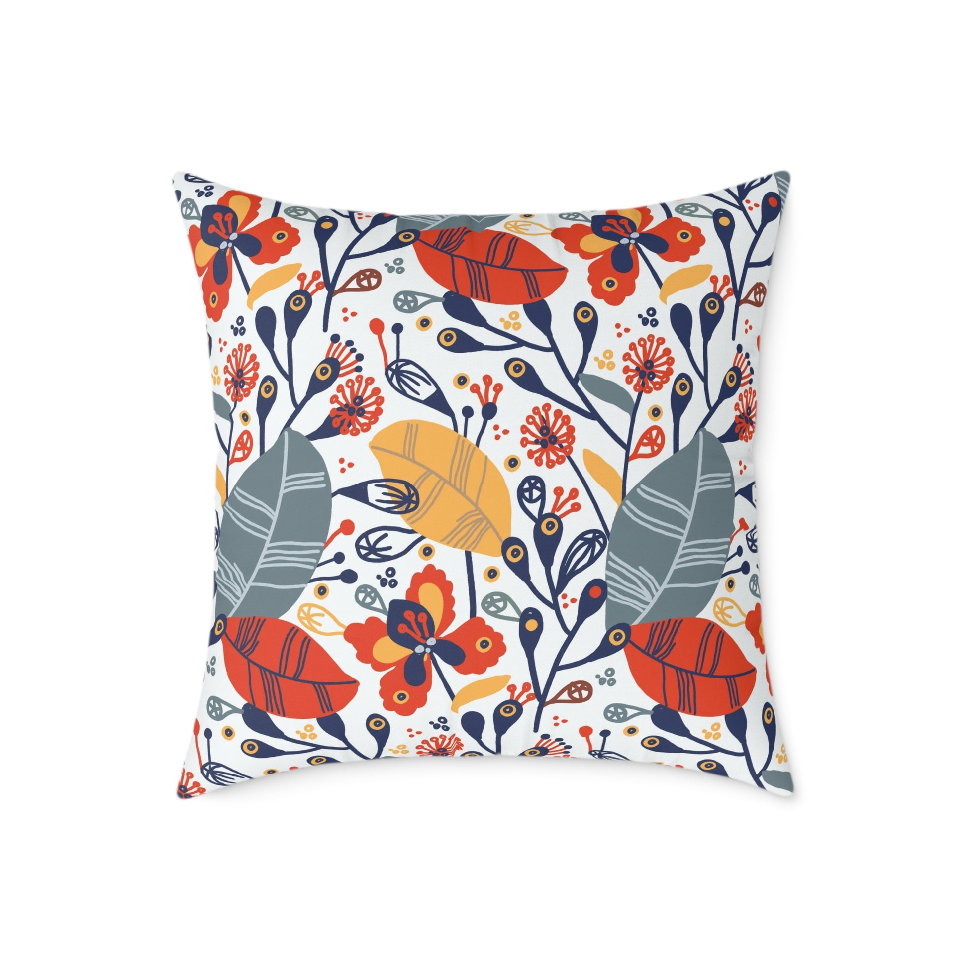 Canvas Pillow Exotic Flowers