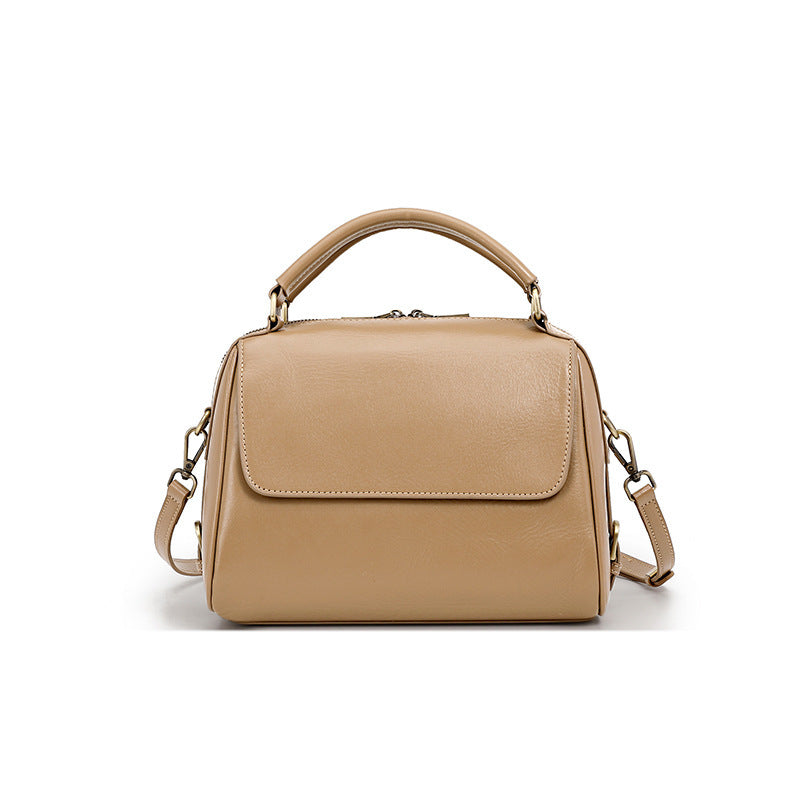 Women's Pure Color All-matching Large Capacity Crossbody Tote Bag