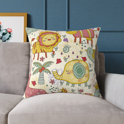 Pillow Cover - Jungle Animals Print